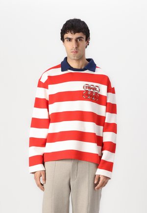 Pal Sporting Goods DRIFT STRIPED LONG SLEEVE UNISEX - Sweatshirt - red