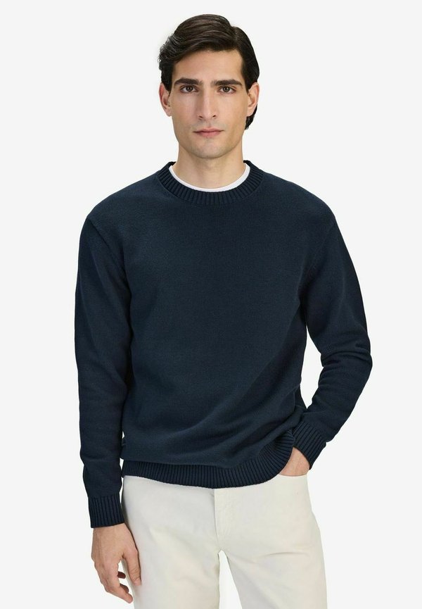 PLAIN O-NECK CARLO - Strickpullover