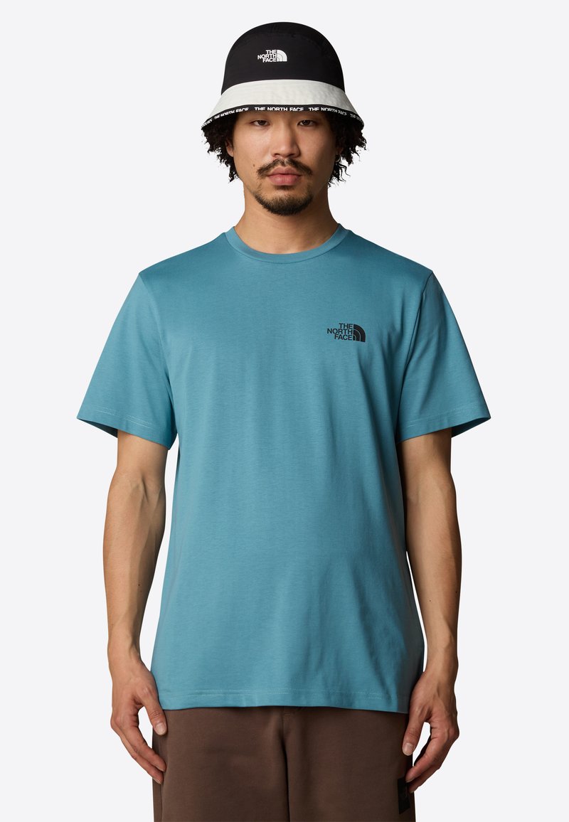 The North Face M SS SIMPLE DOME TEE - Sport T-shirt - algae blue