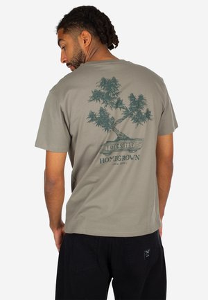 Iriedaily, IRIEDAILY T-SHIRT BONSIGH - Print T-shirt - smokey olive