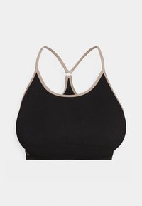 DHARMA SEAMLESS BRA - Sportski grudnjak s blagom potporom - black