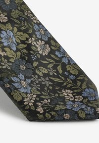 Next TEXTURED WITH 2 PACK REGULAR - Cravată - forest green floral polka dot