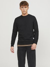 Jack & Jones - UNISEX - Sweatshirt - black Miniaturebillede 1