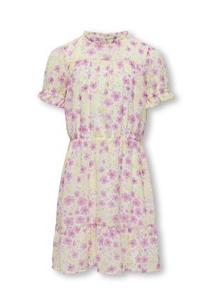 ONLY GIRLS Layered KOGAMANDA Short - Robe de jour - cloud dancer