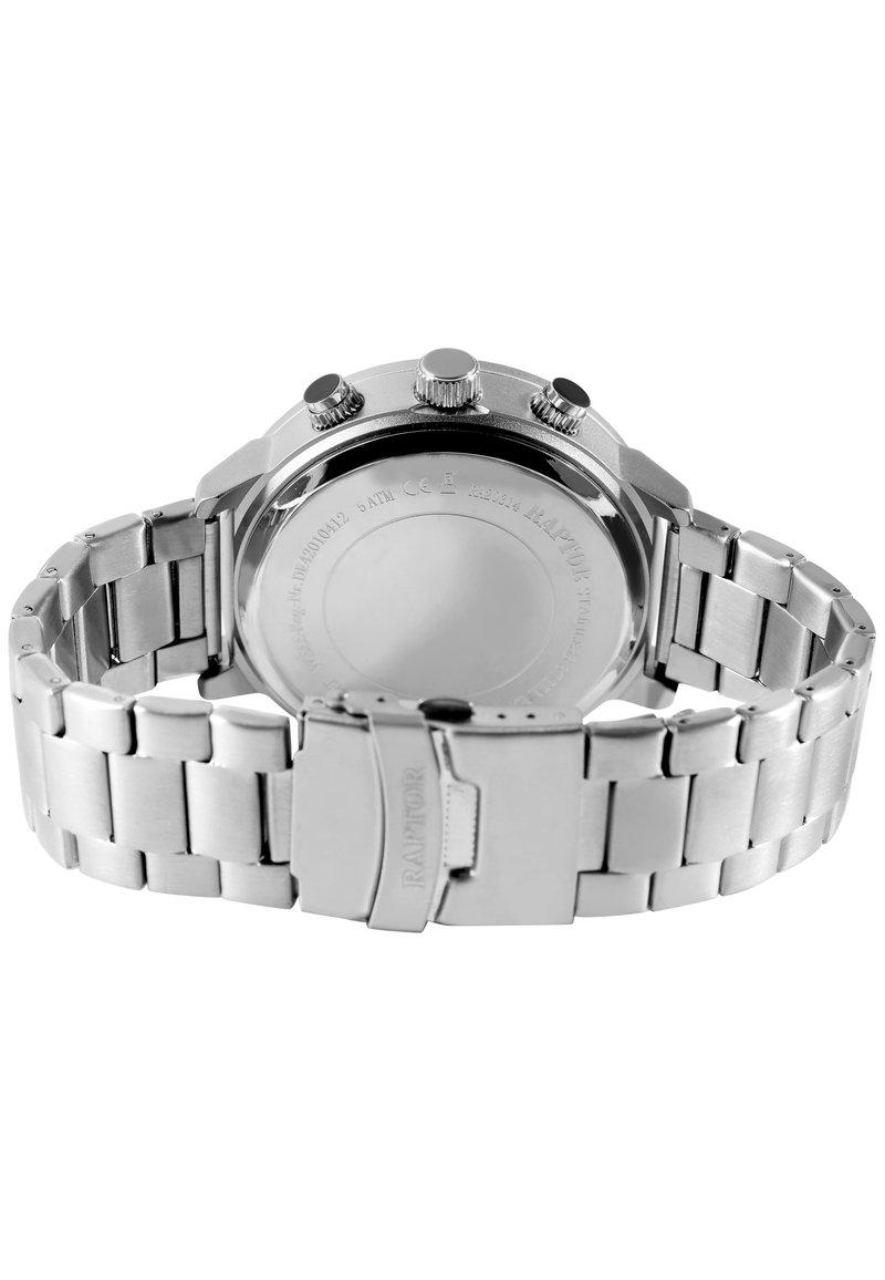 Herren Analoguhren | RAPTOR Uhr silberfarbig/silberfarben - AJ35839 Herren Analoguhren | RAPTOR Uhr silberfarbig/silberfarben - AJ35839