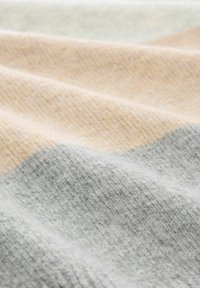 TOM TAILOR DENIM Pulover - grey beige colorblock