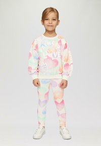 s.Oliver MIT ALL-OVER - Sweater - wollweiß