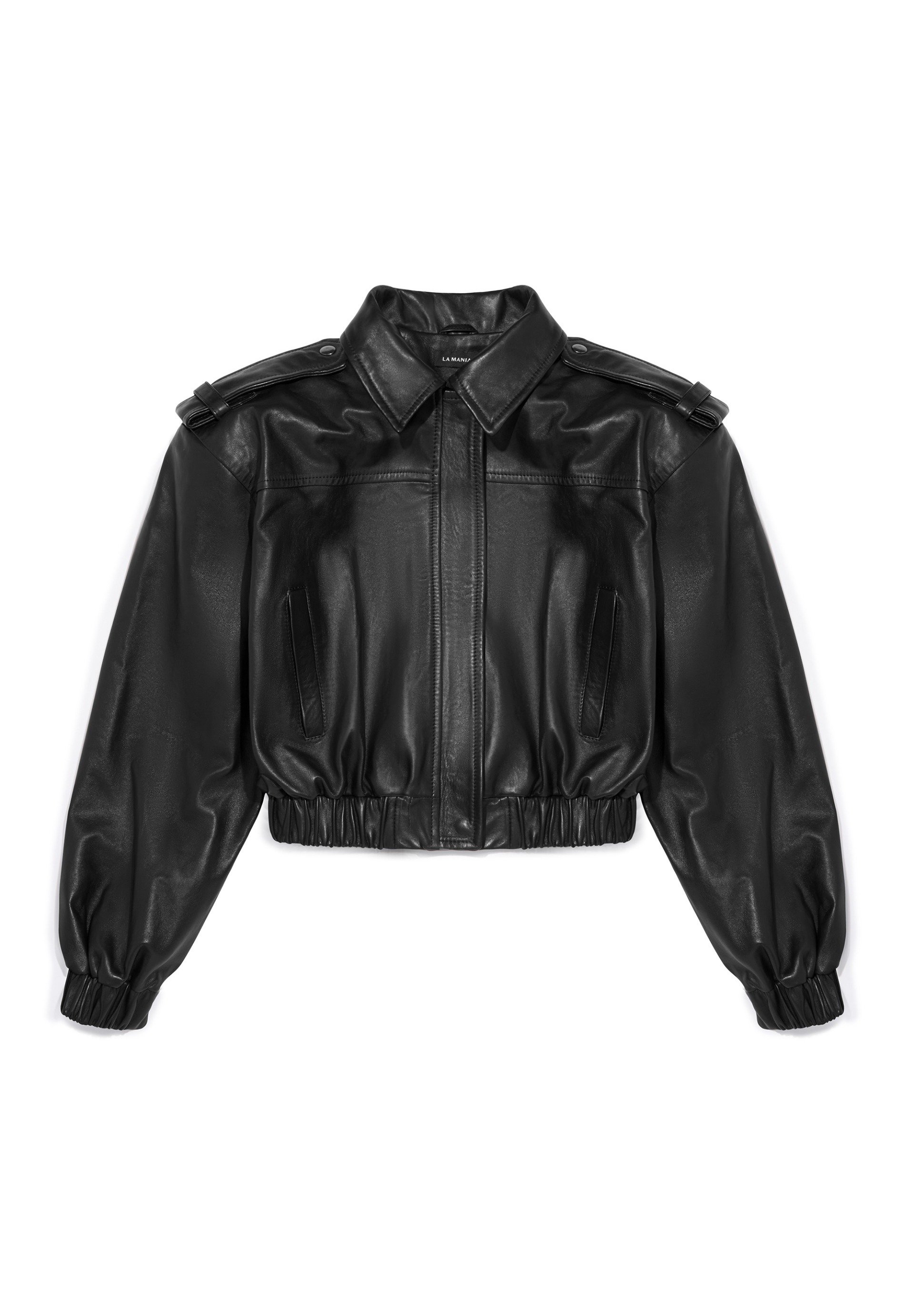 LA MANIA - Kurtka skórzana/czarny - Zalando.pl