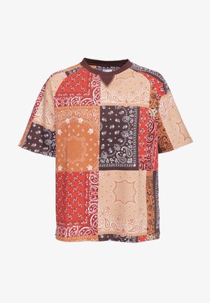 Karl Kani SMALL SIGNATURE PAISLEY TEE - Nyomott mintás póló - multicolor