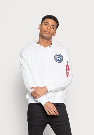 Alpha Industries MISSION HOODY - Felpa - white