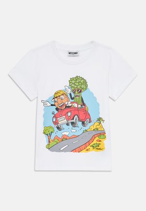 Print T-shirt - bianco ottico