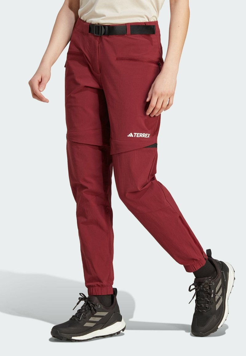 Adidas Terrex UTILITAS - Outdoor trousers - shadow red