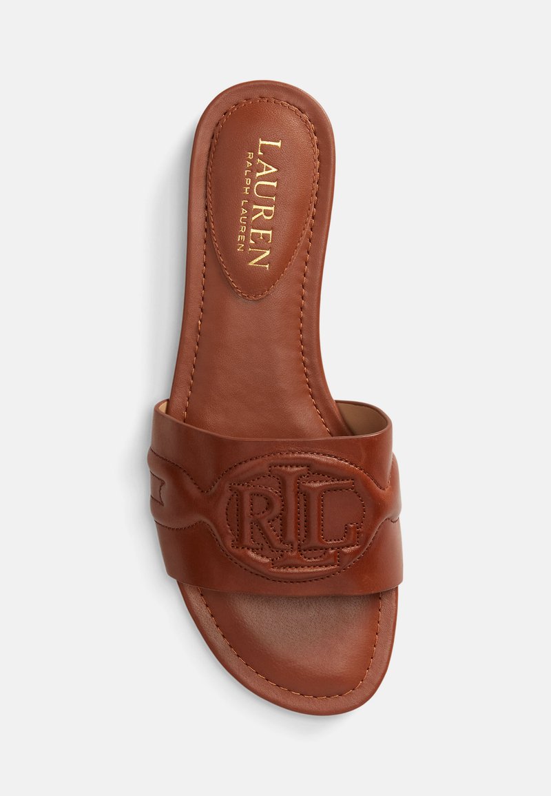 Chanclas Mujer Tommy Hilfiger Sandalias Polo Slide De Cuero