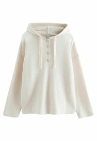 Next GEM BUTTON - Sweat à capuche - ecru cream