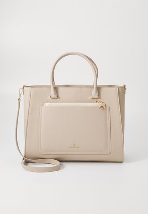 Laptop bag - taupe/offwhite