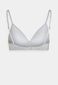 SEAMLESS - Kolmnurklõikega rinnahoidja - light grey melange