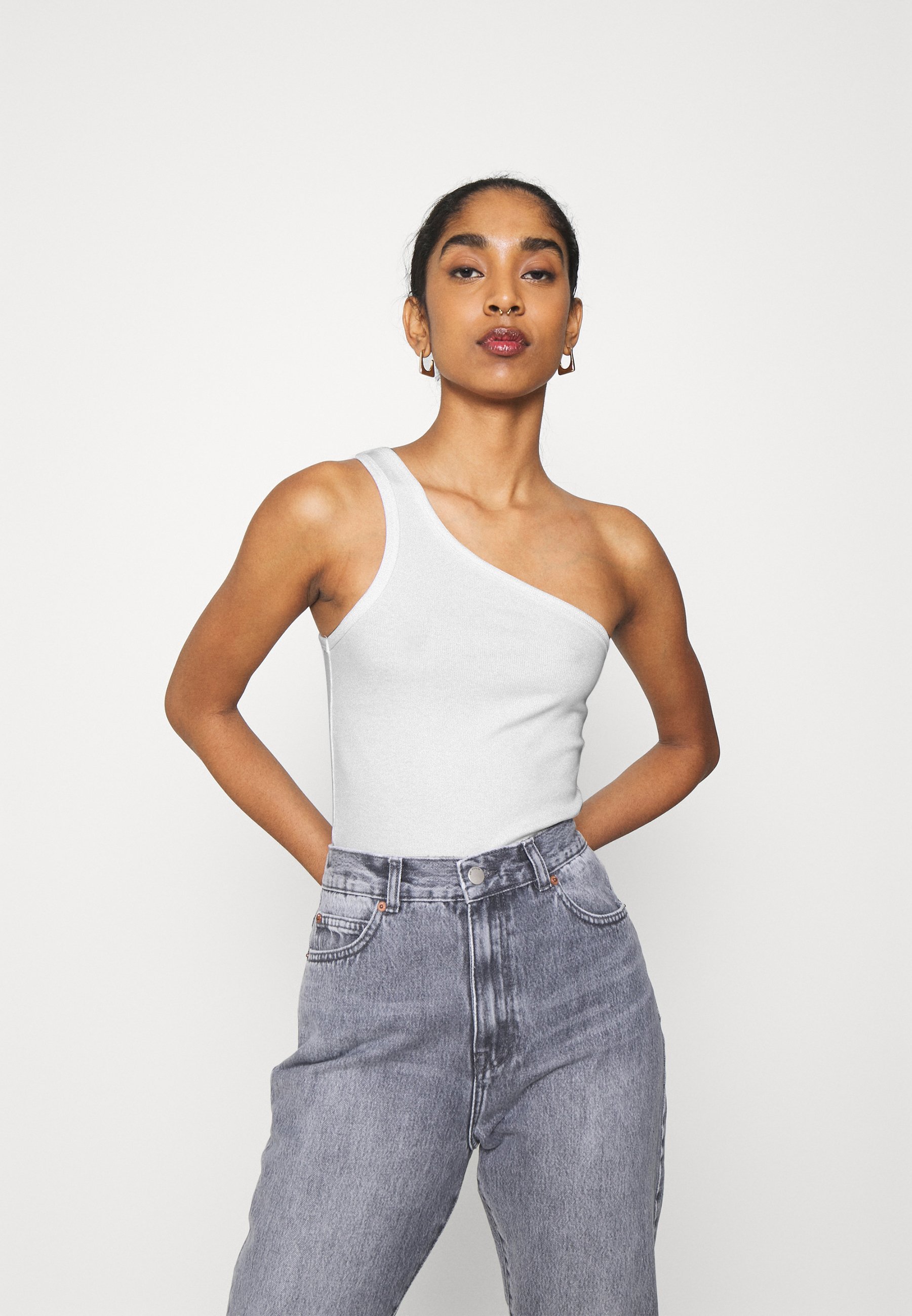 one shoulder top zalando