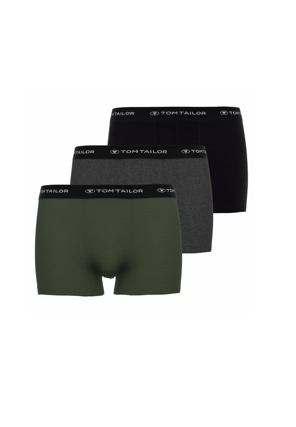 TRIPLE PACK - Boxerbriefs - schwarz grau grün