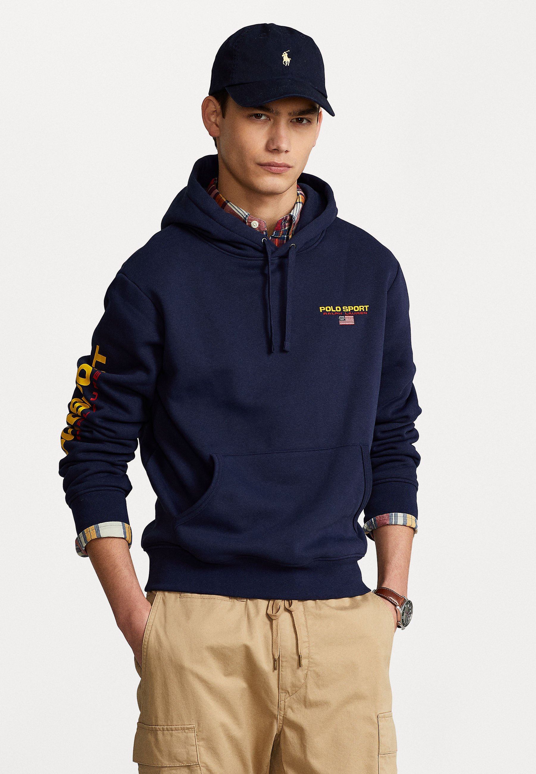 Polo Sport Ralph Lauren LONG SLEEVE - Hoodie - cruise navy/blue -  