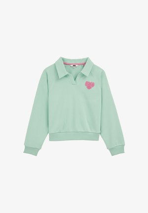 Bluză polo - mint green