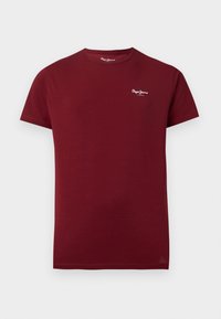 No seleccionado, burgundy red