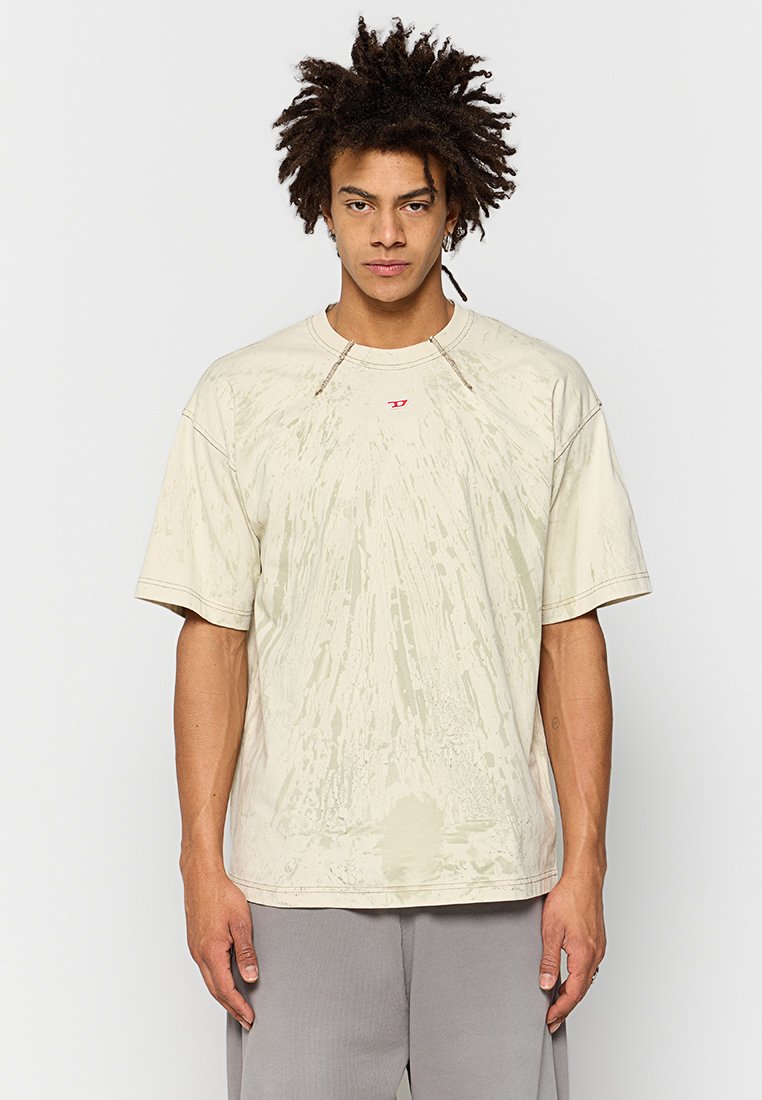 Diesel T-shirt print beige