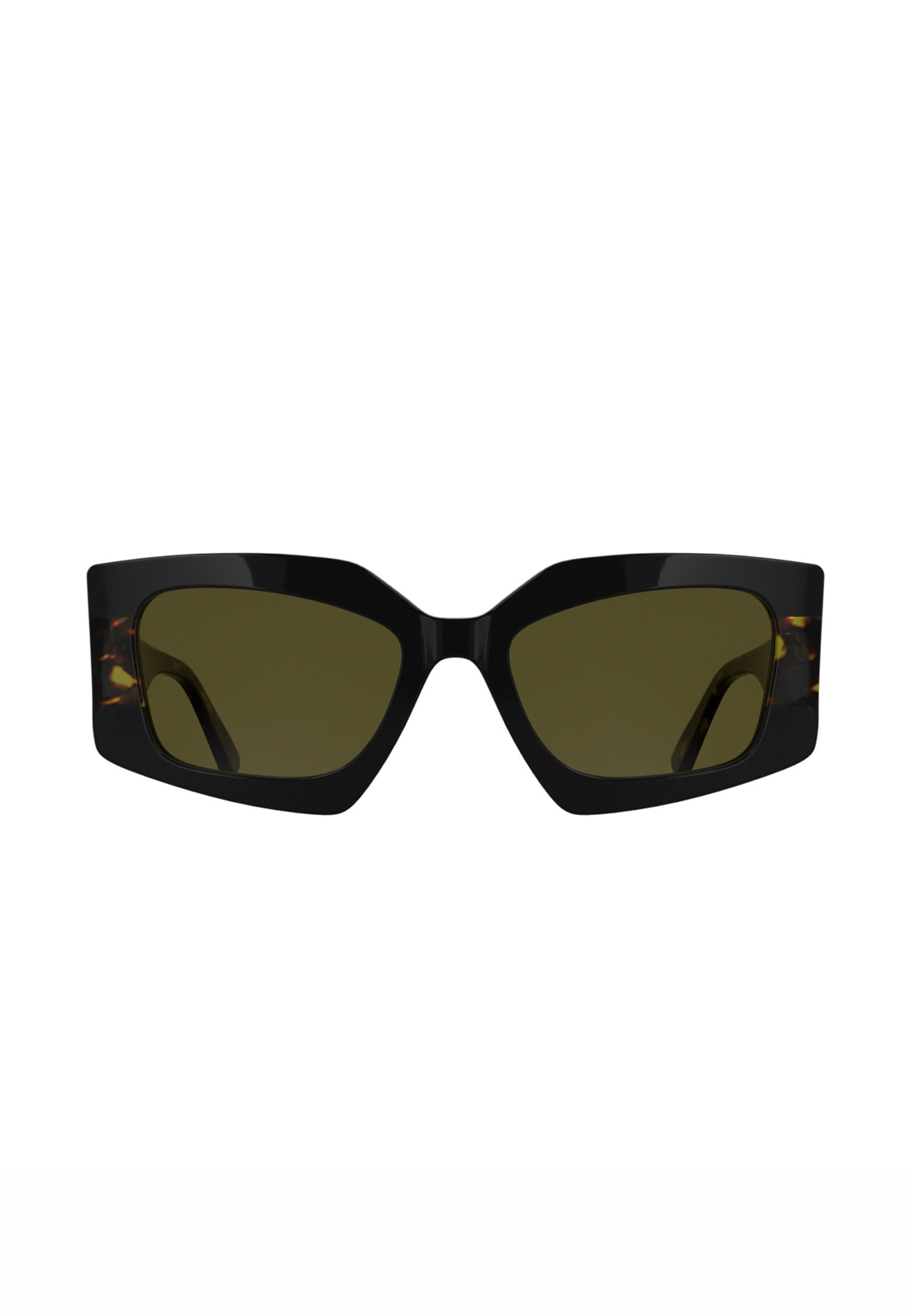 Karl Lagerfeld Women\'s Black Oversized Square Sunglasses with Dark Lenses KARL LAGERFELD Square Sunglasses | endource main image 3