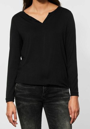 Long sleeved top - black