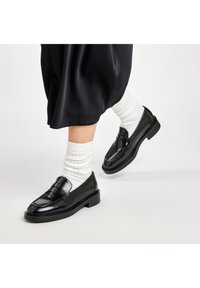 Frau Shoes LOAFERS - Chaussons - black