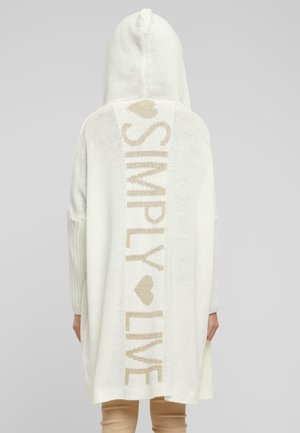 Cloud 5ive MIT SIMPLY LOVE LIVE - Strickjacke - white