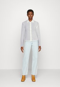 Lindex ARIELLA  - Blusa com botões - light white
