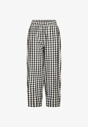 ICHI, IHKARRA BARREL PA - Pantalon classique - black white check