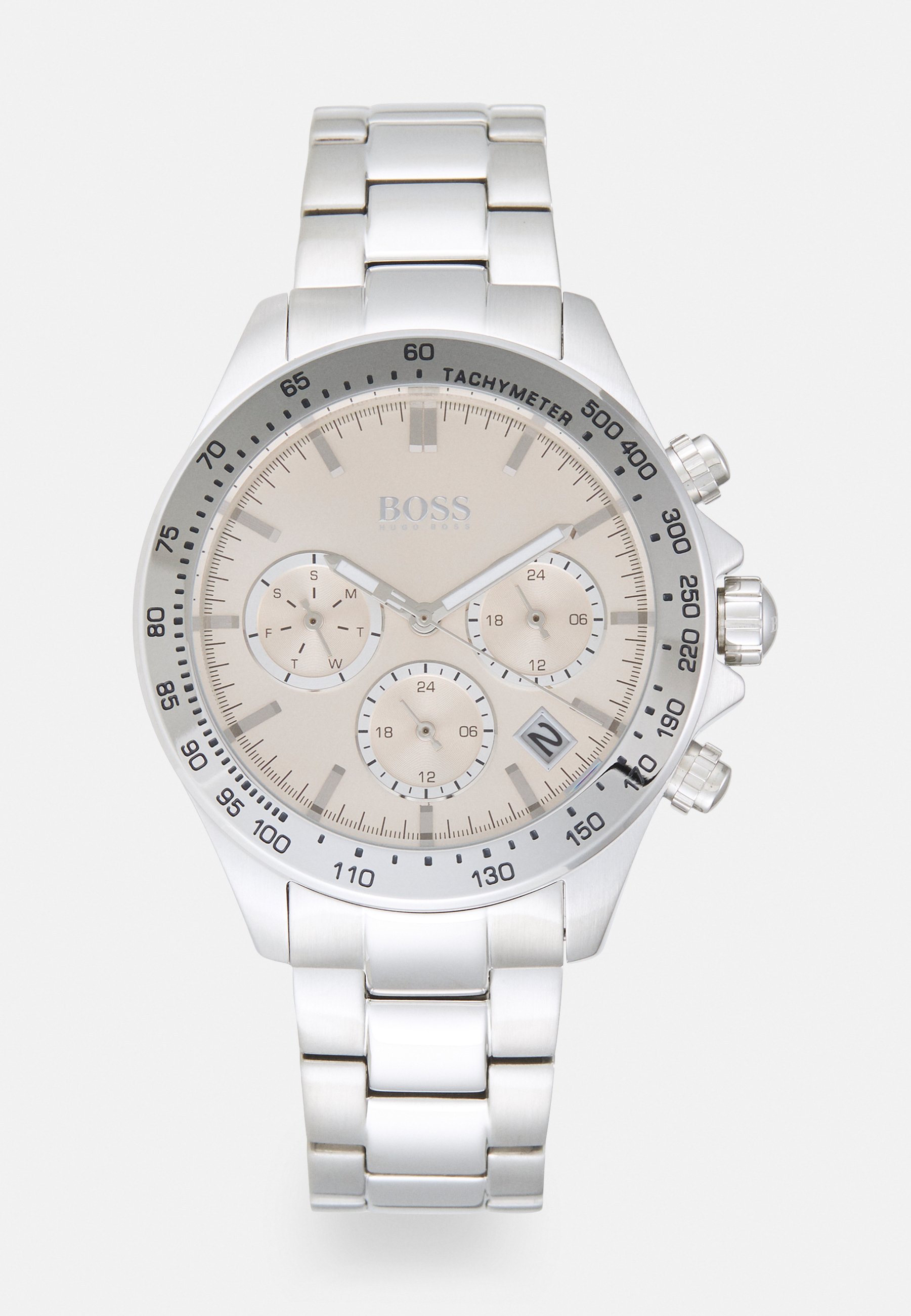 BOSS NOVIA - Chronograph - silver-coloured/pink/silberfarben 