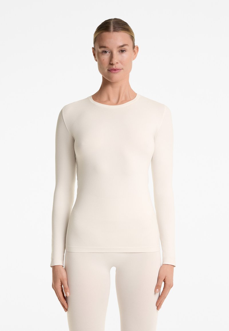 OYSHO SEAMLESS BASE LAYER - Langarmshirt - stone