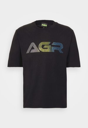 AGR UNISEX - Camiseta estampada - black