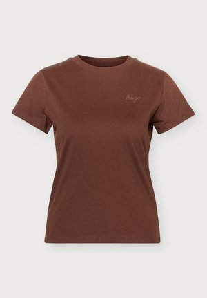 HUGO, DAMATEE - Обикновена тениска - medium brown