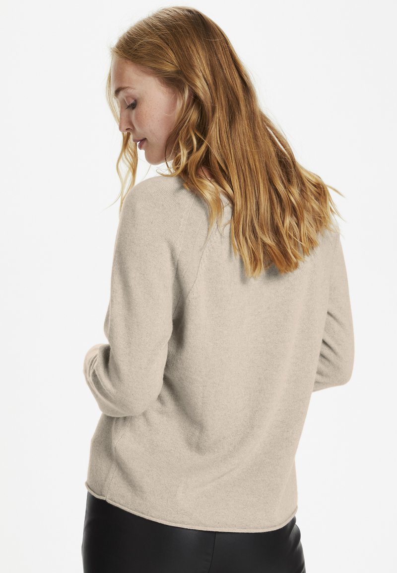 Damen Strickjacken | Culture CUALAIA Strickpullover sand melange/sand - ET16874 Damen Strickjacken | Culture CUALAIA Strickpullover sand melange/sand - ET16874