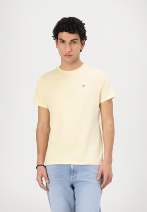 Tommy Jeans TEE - Paprasti marškinėliai - custard cream