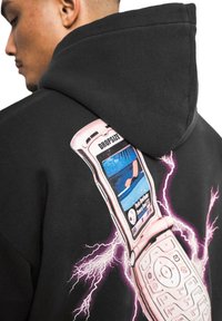 Dropsize MOBILE PHONE DESIGN - Kapuzenpullover - washedblack