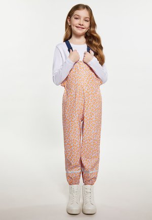 Schmuddelwedda, SCHMUDDELWEDDA REGENHOSE - Regenbroek - pastel lavender orange leo
