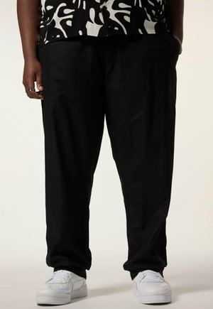 STHUGE BLEND SLIP-ON ELASTICATED WAIST  - Kalhoty - black