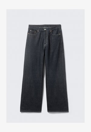 Weekday ASTRO UNISEX - Plati džinsi - blue rinse