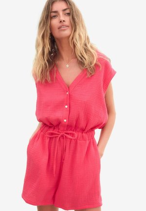 Next TEXTURED SUMMER REGULAR FIT - Kezeslábas - bright pink