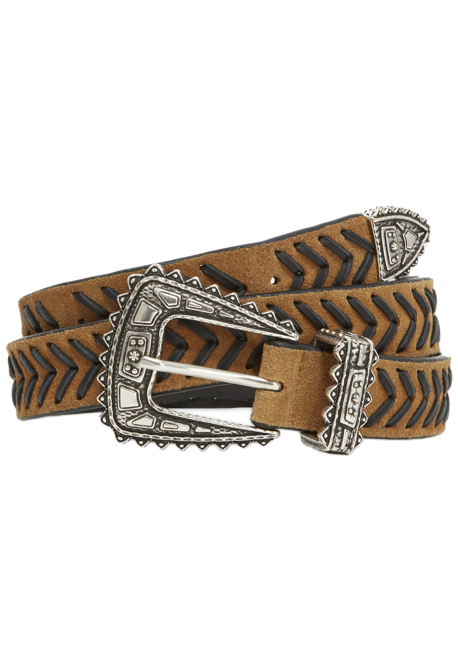 Ceinture Western The Kooples Taille 1 – Cuir Noir, Pochette, Neuve Avec étiquettes – Fabrication Italie