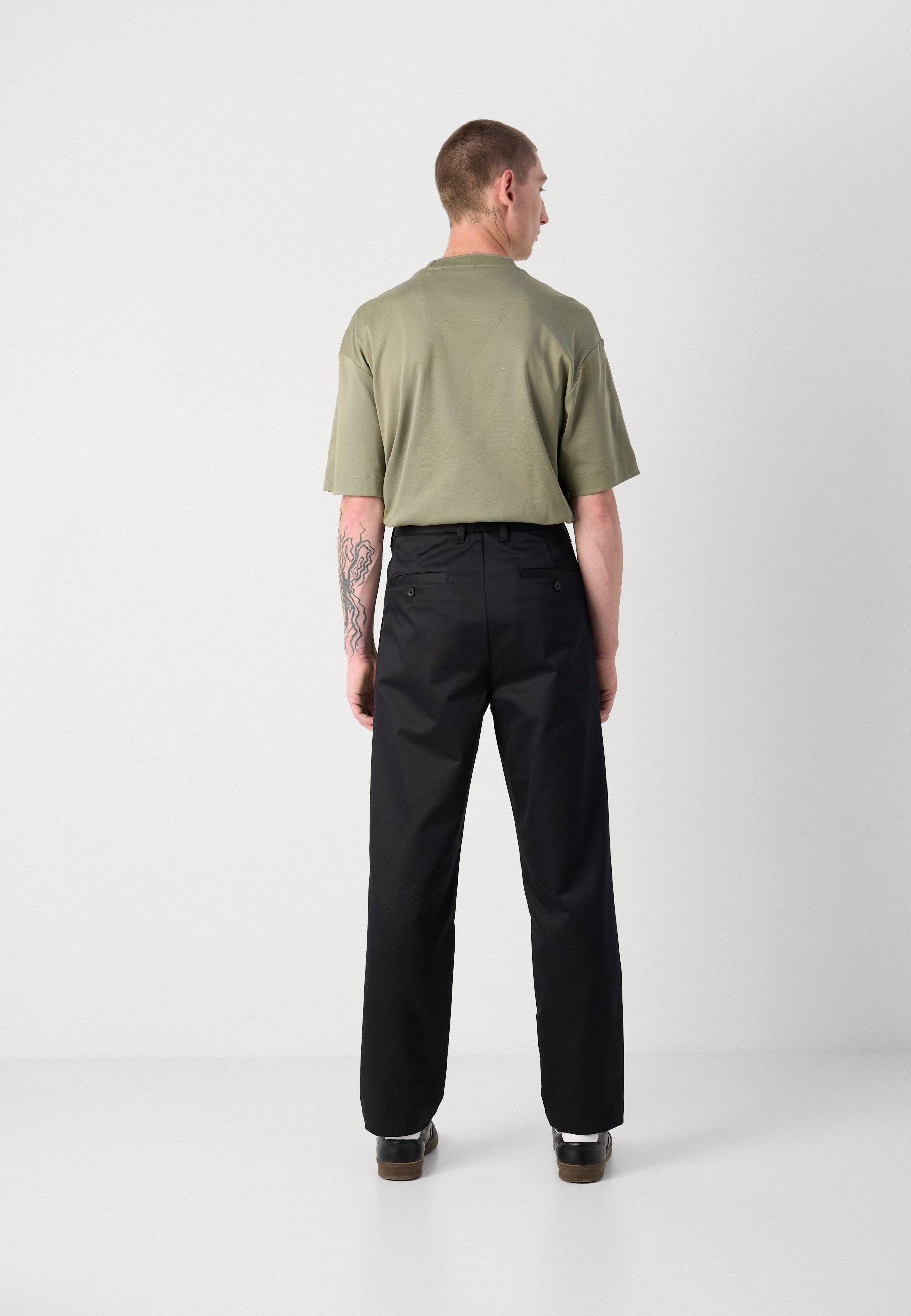 BOSS KAI - Spodnie materiałowe/czarny - Zalando.pl