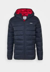 JJVINCENT PUFFER HOOD - Lett jakke - navy blazer
