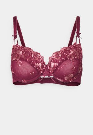 Underwired bra - marsala