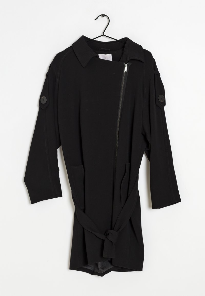 Mango Trench - black