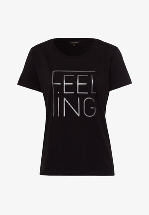 WORDING NACHHALTIG - Print T-shirt - schwarz