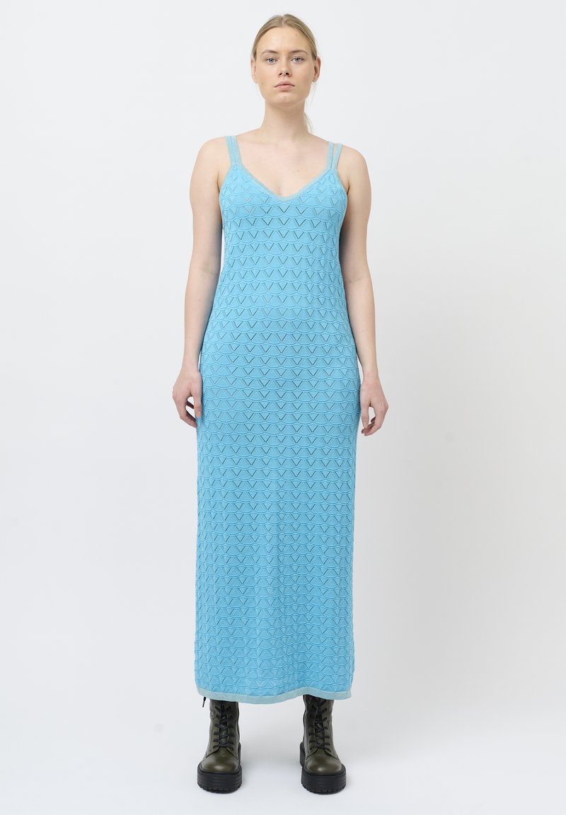 Damen Freizeitkleider | Créton CRSHINE KJOLE Maxikleid blue heaven/blau - IZ32208 Damen Freizeitkleider | Créton CRSHINE KJOLE Maxikleid blue heaven/blau - IZ32208